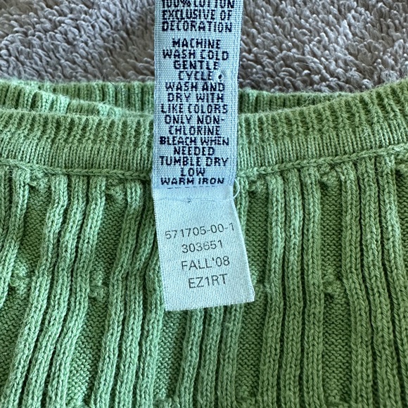 GAP Kids tricot XXL ((14-16) green NWOT - Picture 8 of 9